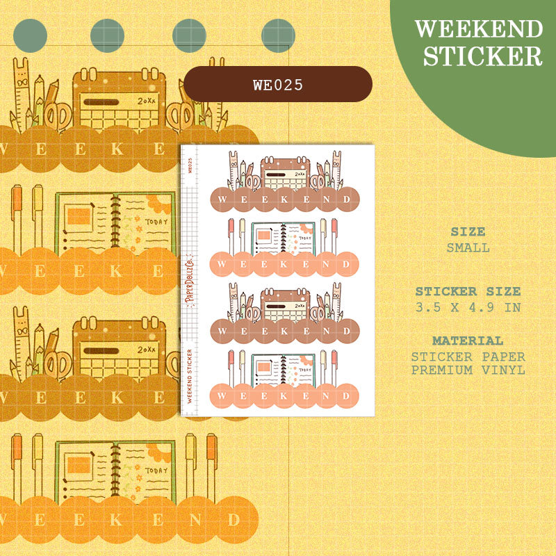 Paperdollzco | Weekend Stickers | we025