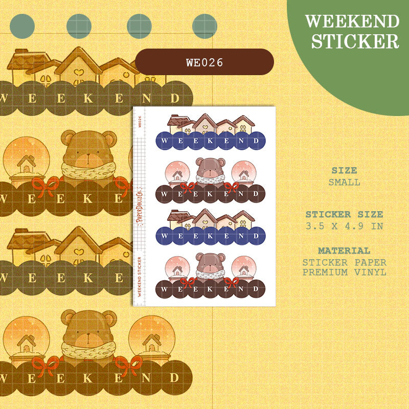 Paperdollzco | Weekend Stickers | we026