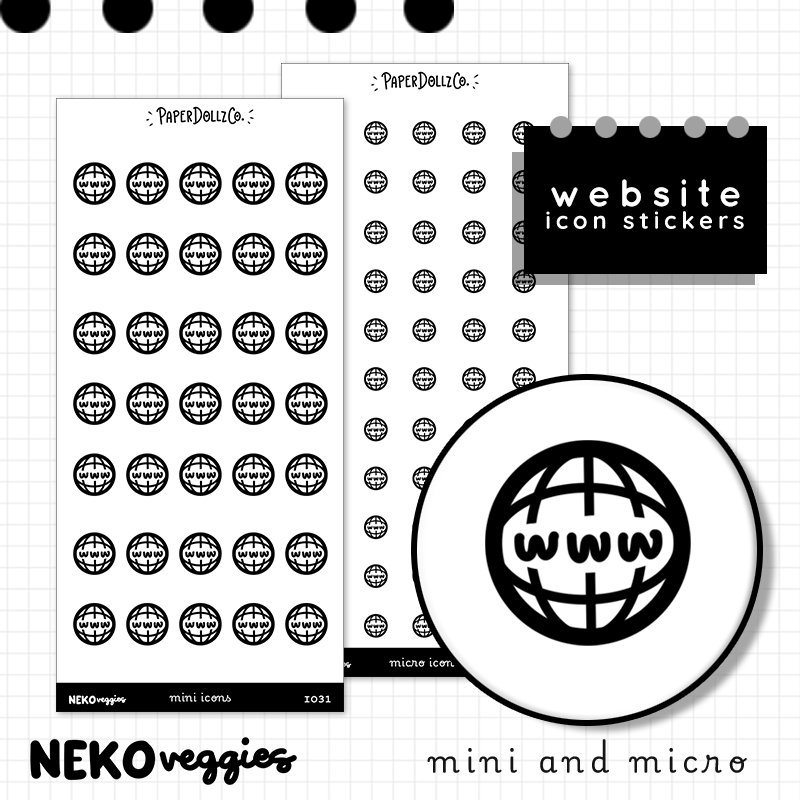Website | PaperDollzCo | Icon Sticker | i031