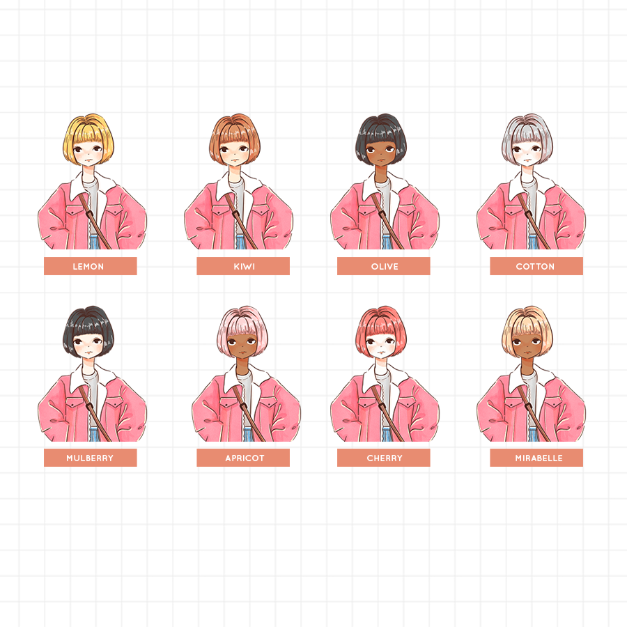 Jungnyeon Korean PaperDollzCo Planner Stickers | J231