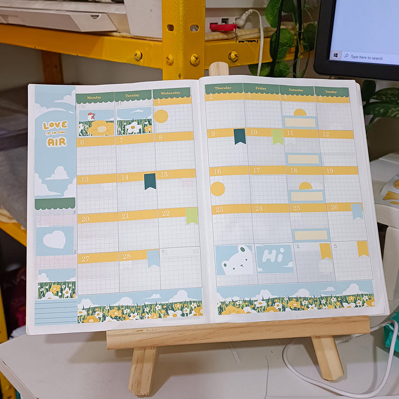 Flowers | Hobonichi Cousin Monthly Stickers ( set of 2 ) - hcm002