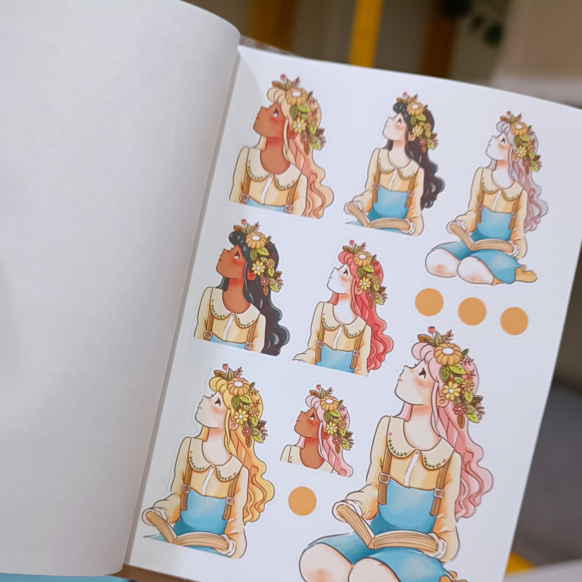 The Pretty Petal PaperDollzCo Planner Sticker Book | CB044