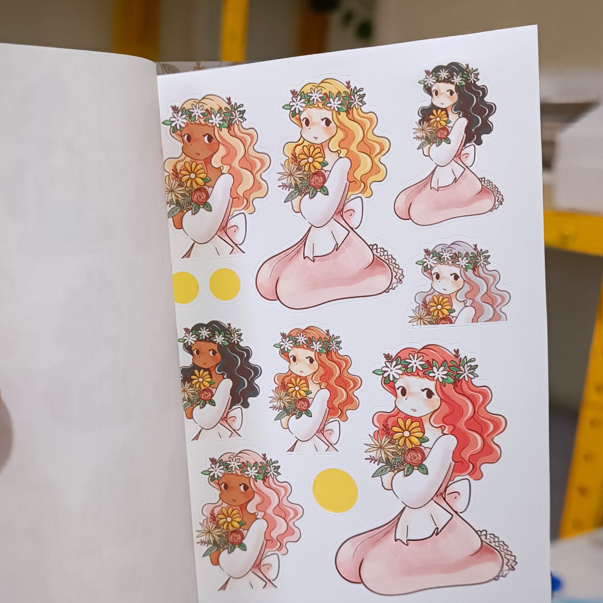 The Pretty Petal PaperDollzCo Planner Sticker Book | CB044