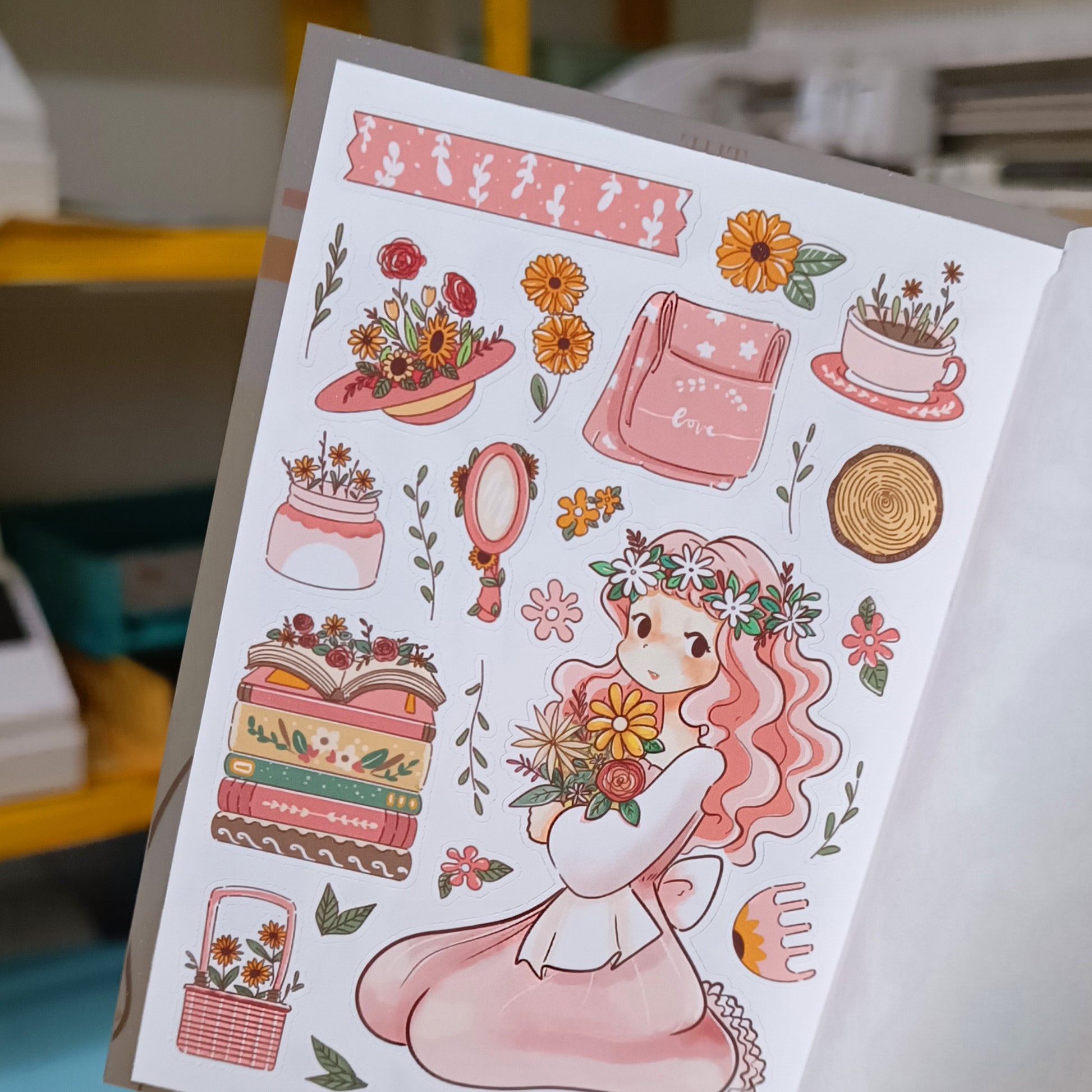 The Pretty Petal PaperDollzCo Planner Sticker Book | CB044