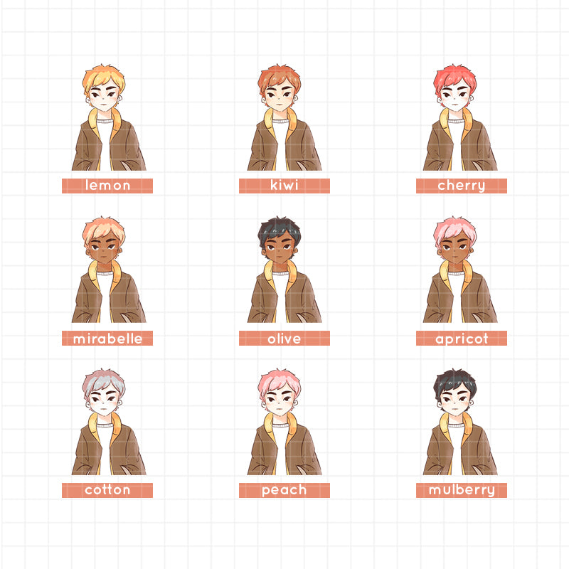 Crush Confessions PaperDollzCo Planner Sticker Book | CB043
