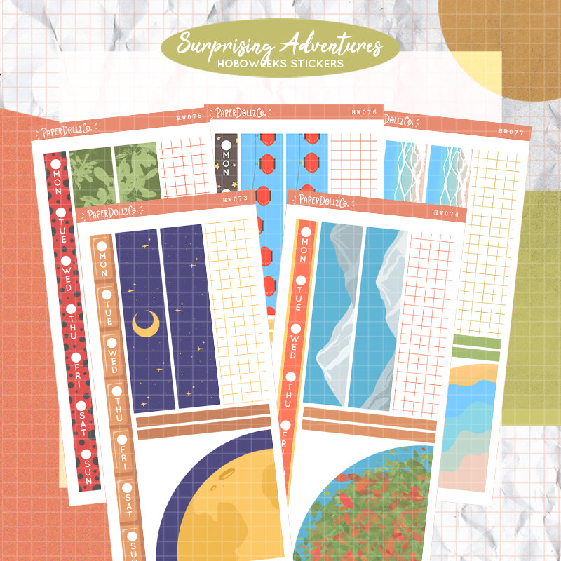 Surprising Adventures Hobonichi Kits for Hobonichi Weeks