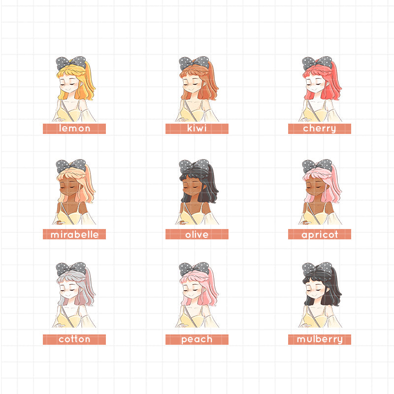 My Fair Ladies PaperDollzCo Planner Sticker Book | CB030