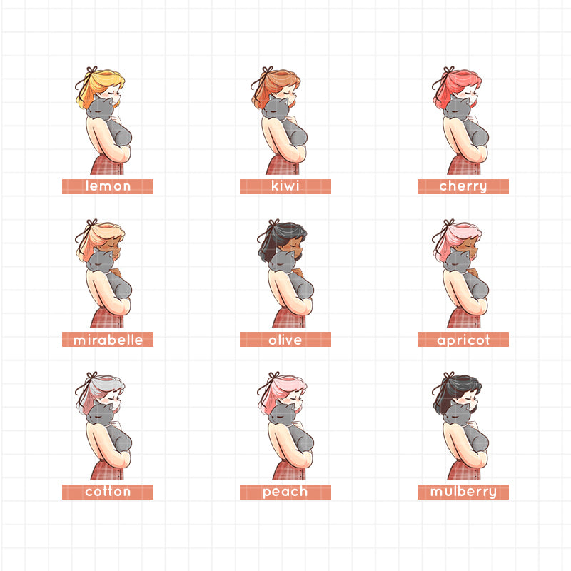 White Cat | Autumn Purrfection | Collections Stickers | C278