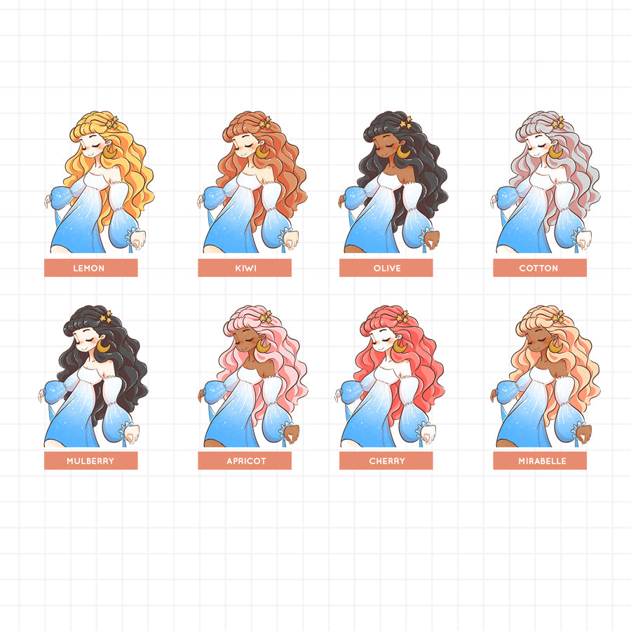 Space Goddesses Paperdollzco Planner Sticker Book | CB017