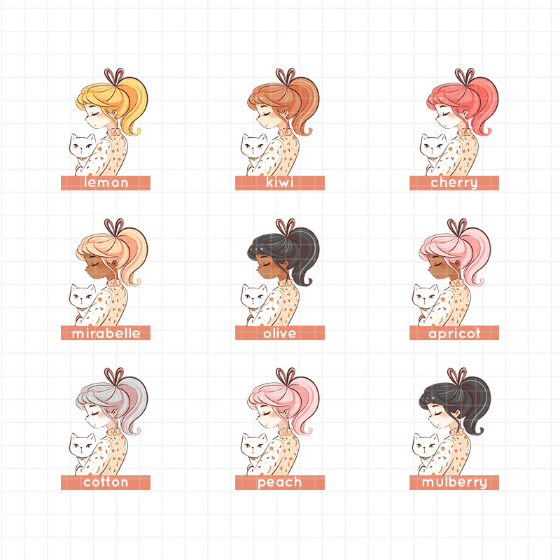 Autumn Purrfection PaperDollzCo Planner Sticker Book | CB039