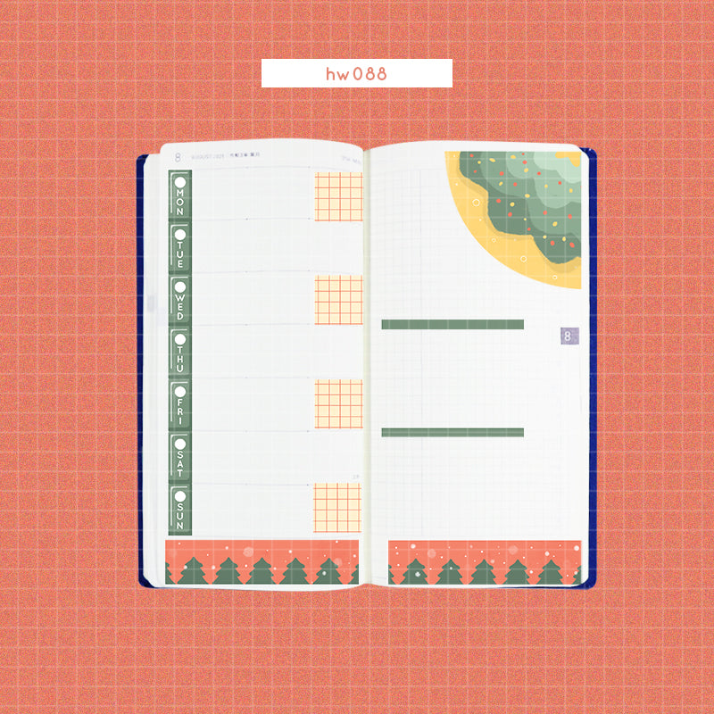 Snow Puff | Hobonichi Kit for Hobonichi Weeks | -hw088