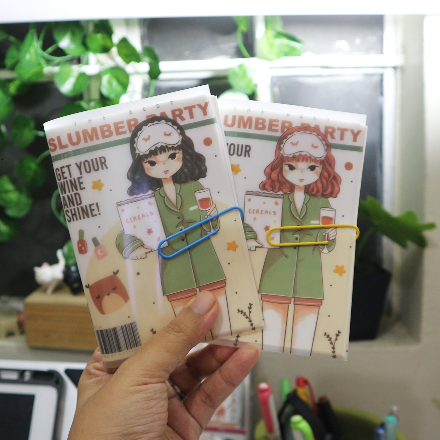 Slumber Party PaperDollzCo Planner Sticker Book | CB024