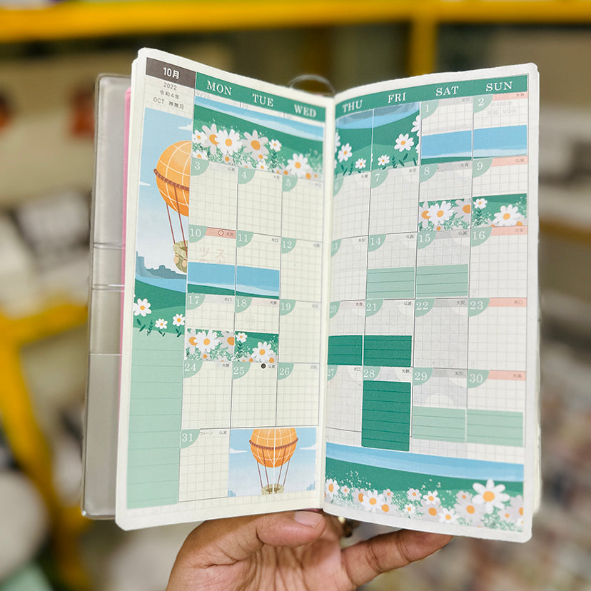 Balloons | Hobonichi Weeks Monthly Stickers ( set of 2 ) -hwm004