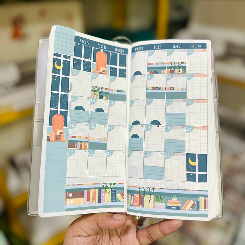 Books | Hobonichi Weeks Monthly Stickers ( set of 2 ) - hwm006