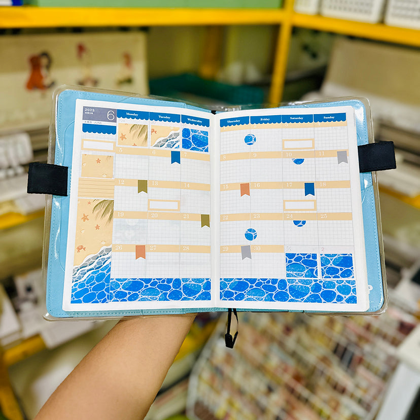 Beach | Hobonichi Cousin Monthly Stickers ( set of 2 ) | -HCM005