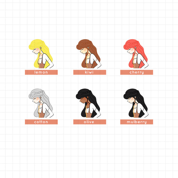 PaperDollzCo Casual Planner Sticker | J005a