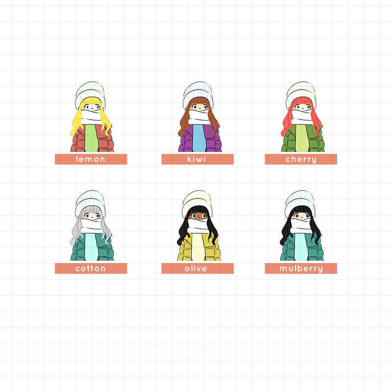 PaperDollzCo So Cold Planner Sticker | J012b