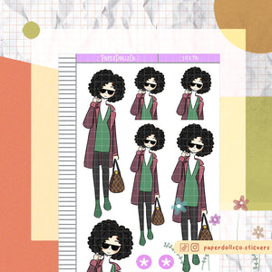 PaperDollzCo Office Planner Sticker | J017b