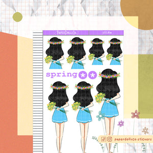 PaperDollzCo Spring Planner Sticker | J018a
