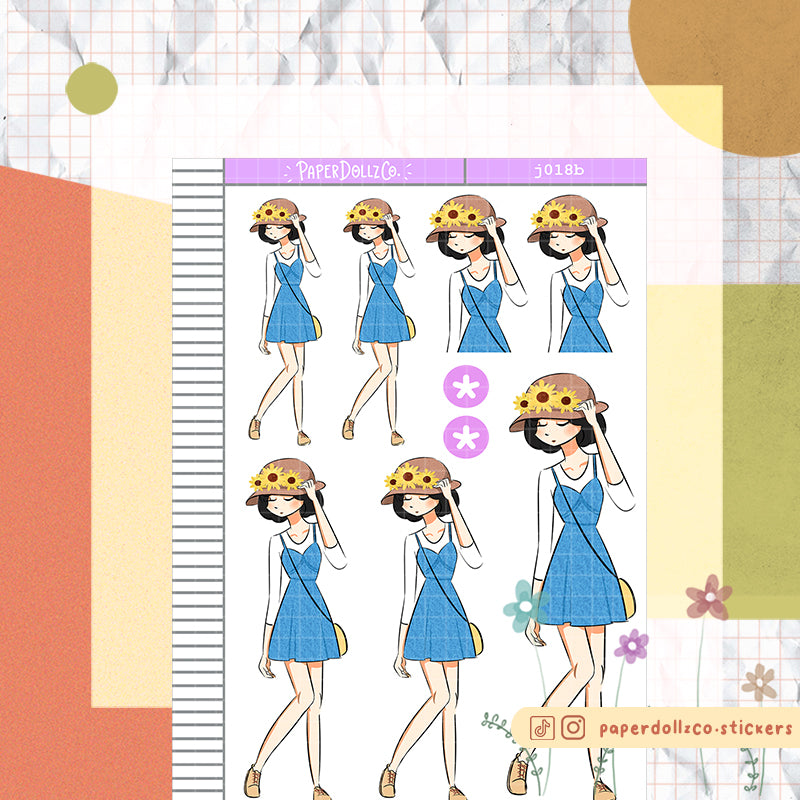 PaperDollzCo Spring Planner Sticker | J018b