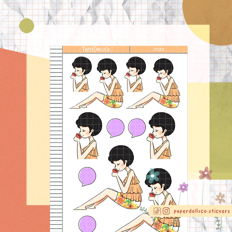 PaperDollzCo Spring Planner Sticker | J022a