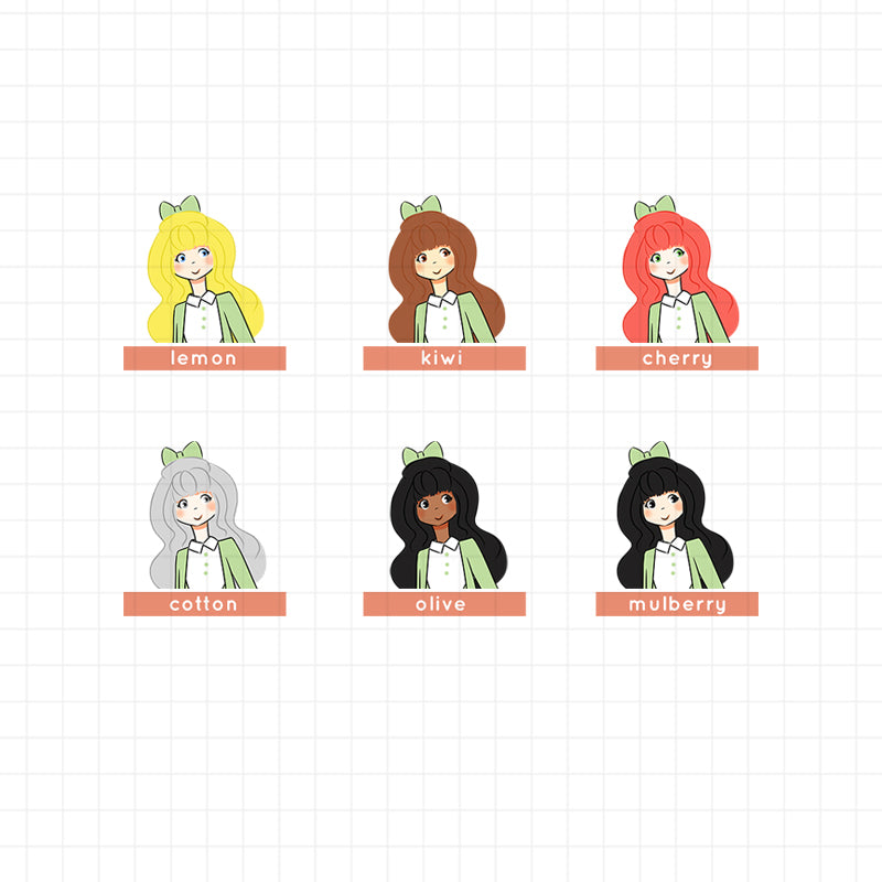PaperDollzCo Spring Planner Sticker | J022b