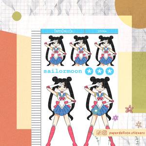 PaperDollzCo Superheroes Planner Sticker | J024a