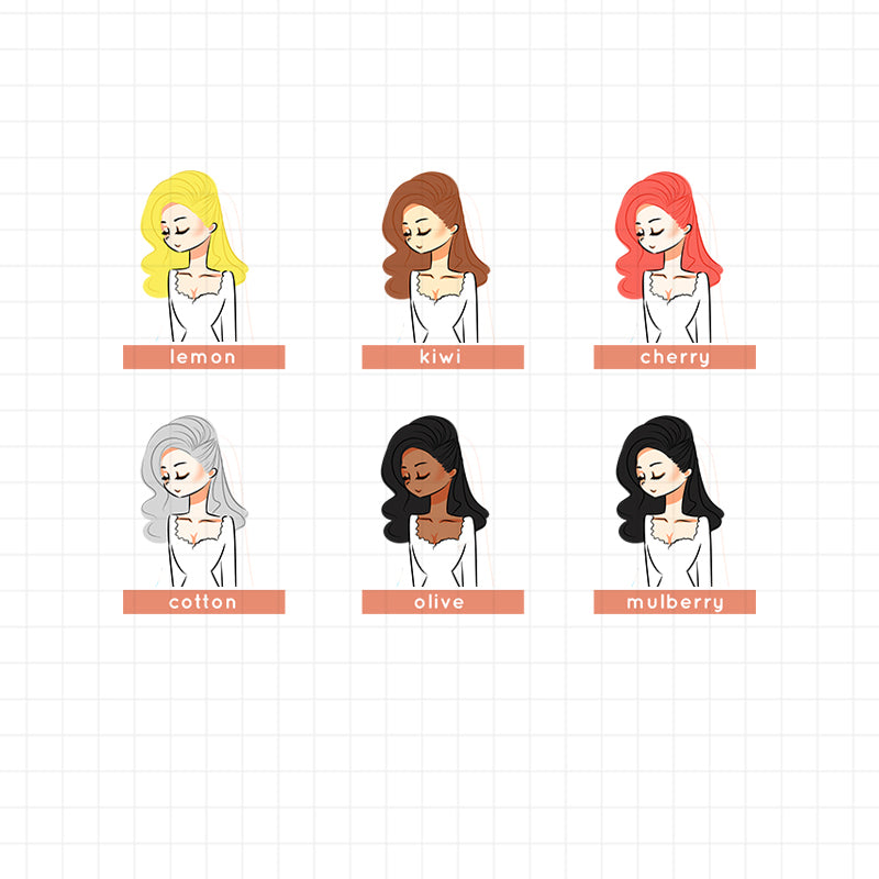PaperDollzCo Bride Planner Sticker | J031a