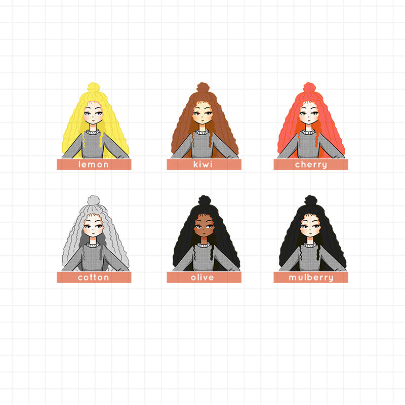 PaperDollzCo Casual Planner Sticker | J033b
