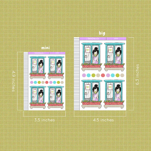 PaperDollzCo Window Planner Sticker | J052