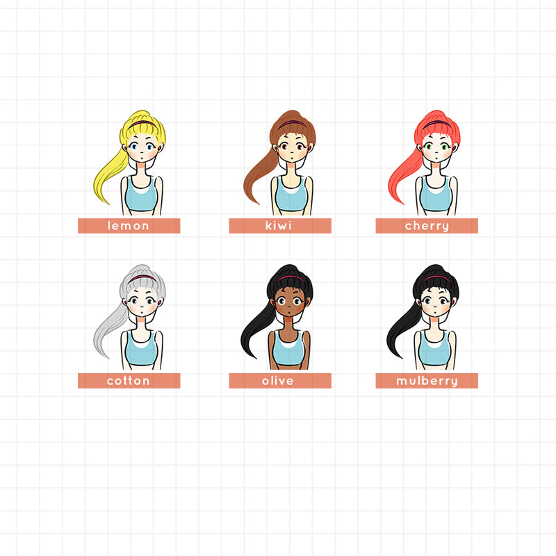 PaperDollzCo Fitness Planner Sticker | J057a