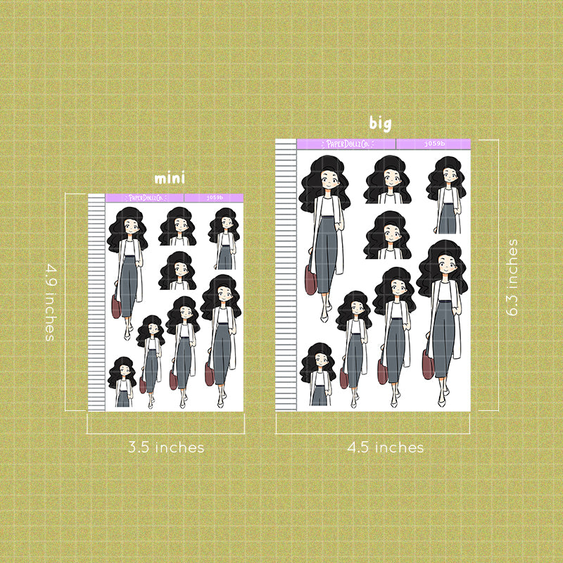 PaperDollzCo Summer Office Planner Sticker | J059b