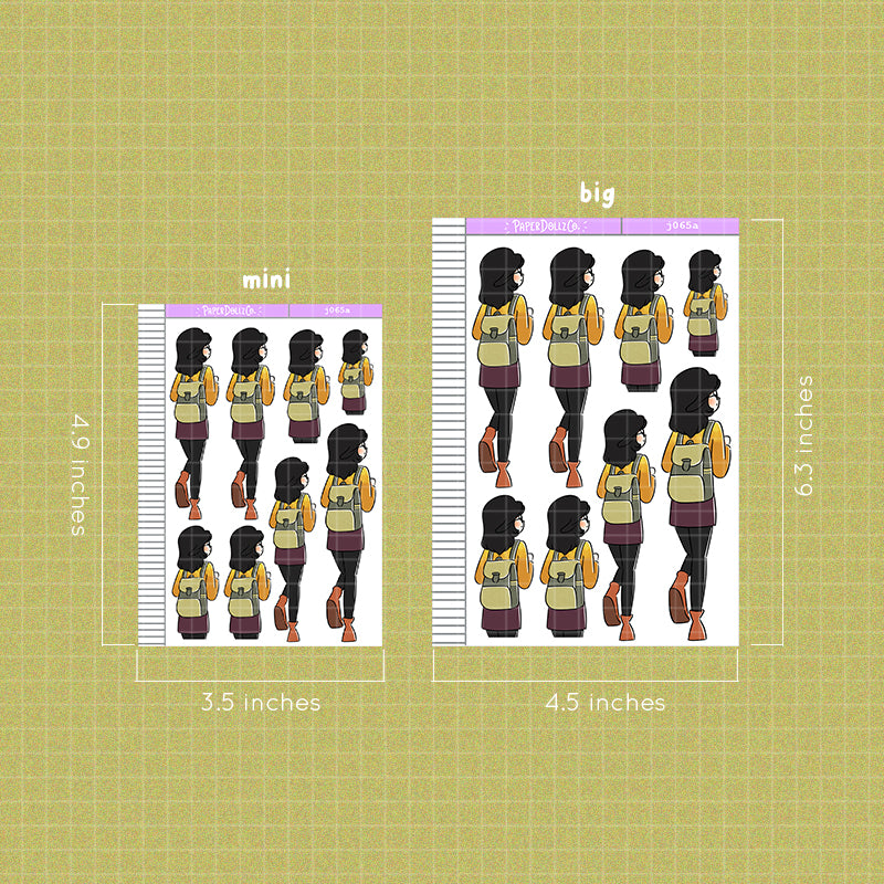 PaperDollzCo Student Autmn Planner Sticker | J065a