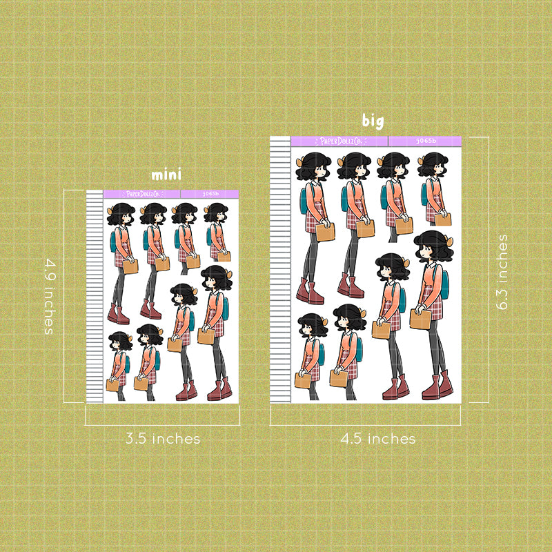 PaperDollzCo Student Autmn Planner Sticker | J065b