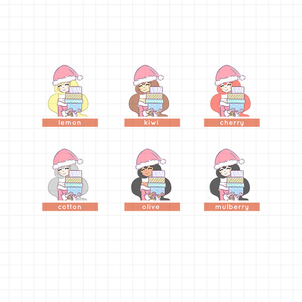 PaperDollzCo Mama Santa Planner Sticker | J087