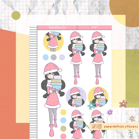 PaperDollzCo Mama Santa Planner Sticker | J087