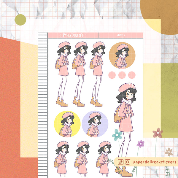 PaperDollzCo Study Well Planner Sticker | J089