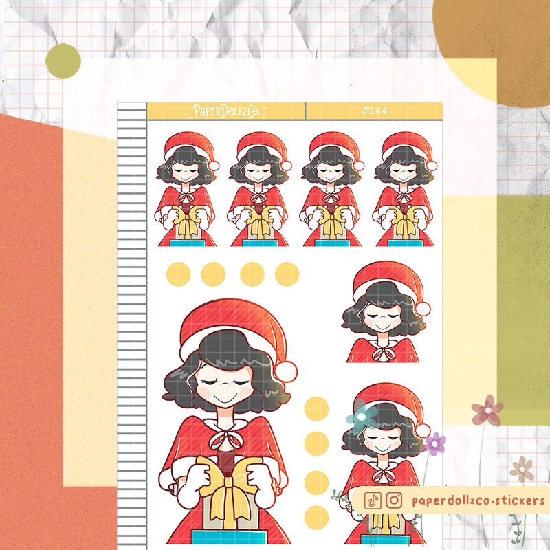 PaperDollzCo Mama Santa Planner Sticker | J144