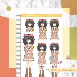 PaperDollzCo Ginger Bread Costume Planner Sticker | J145