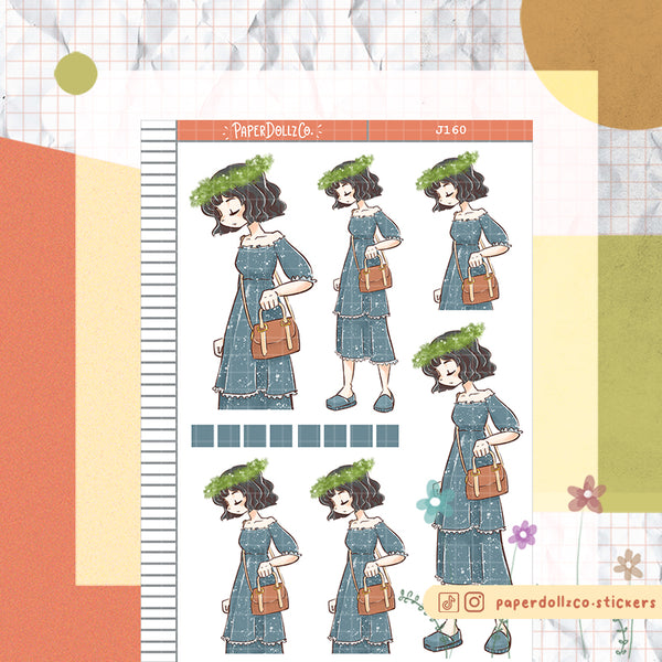 PaperDollzCo Charming Planner Sticker | J160