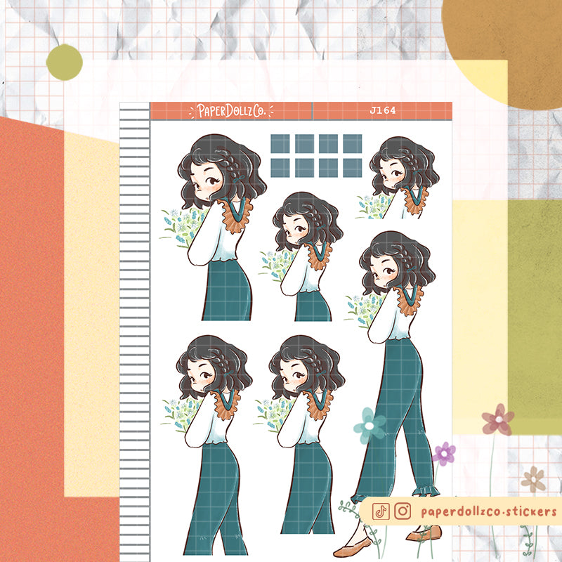 PaperDollzCo Dreamy Spring Planner Sticker | J164