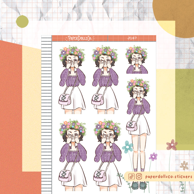 PaperDollzCo Radiant Spring Planner Sticker | J167