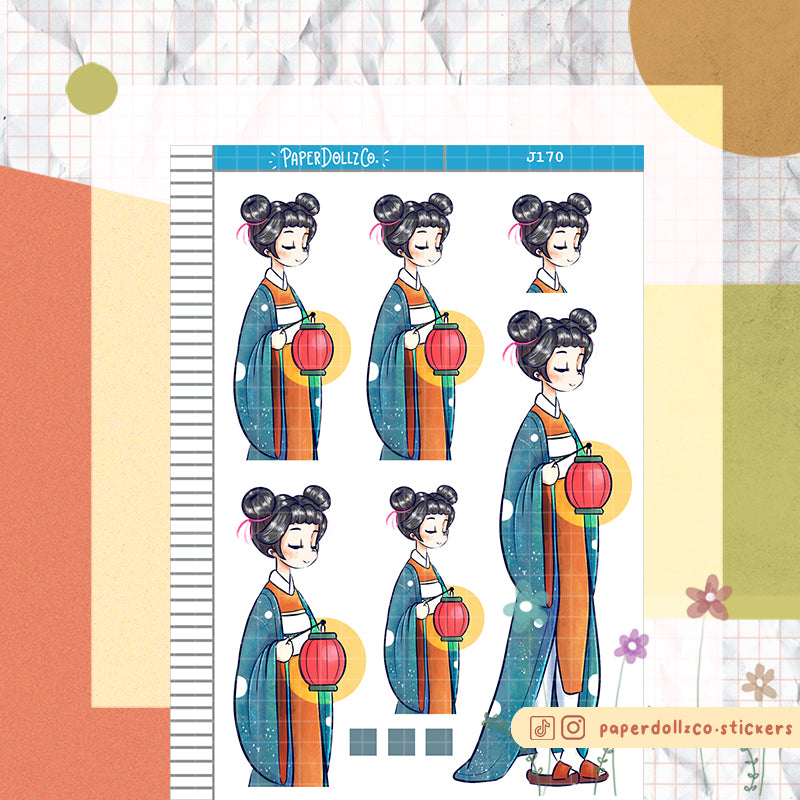 PaperDollzCo Hikaru Planner Just Dolls Sticker | J170