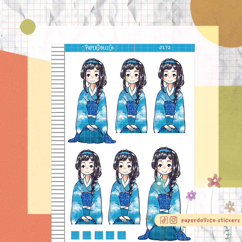 PaperDollzCo Kumo Planner Just Dolls Sticker | J172