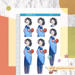 PaperDollzCo Shinkai Planner Just Dolls Sticker | J177