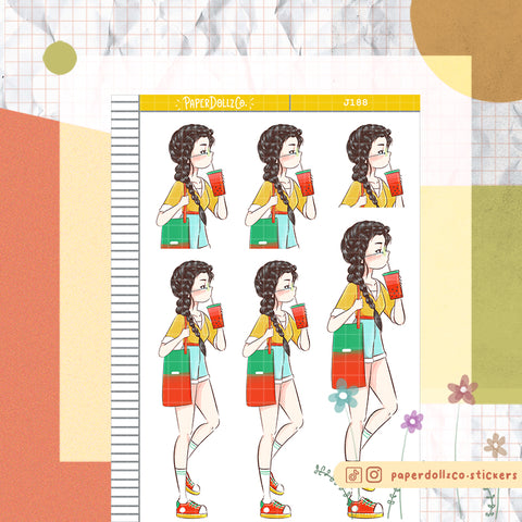 PaperDollzCo Sunny Summer Planner Sticker | J188