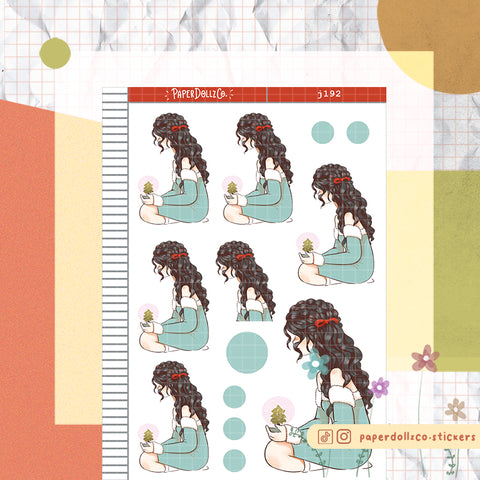 PaperDollzCo Magical Just Dolls Holiday Planner Sticker | J192