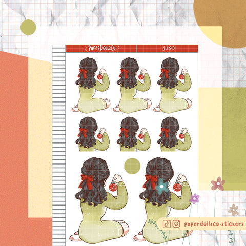 PaperDollzCo Fancy Just Dolls Holiday Planner Sticker | J193