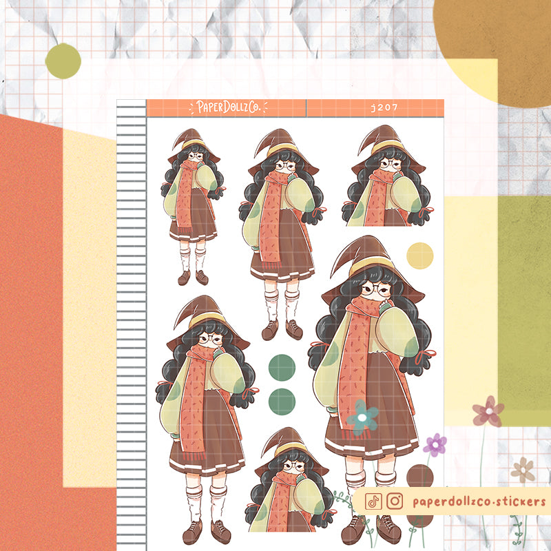 Mystical B Halloween Planner Sticker | J207 – PaperDollzCo