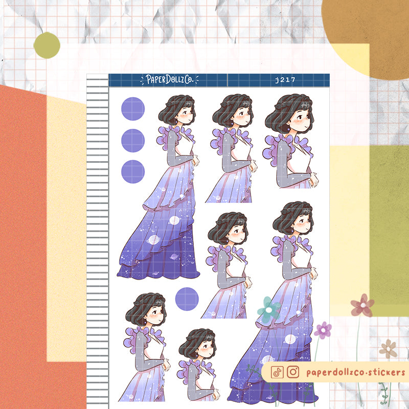 Hestia Paperdollzco Planner Sticker | J217